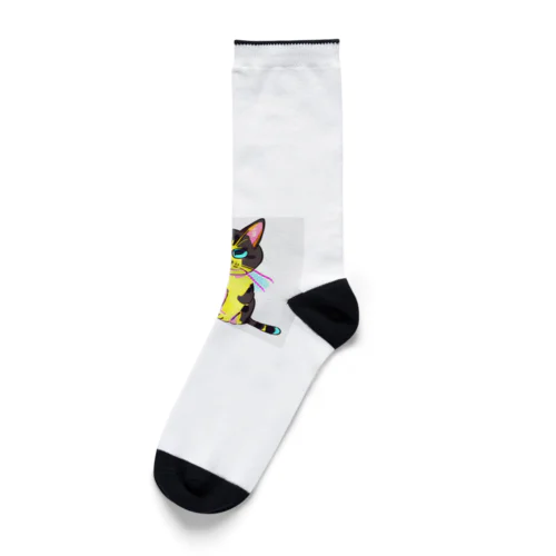 可愛らしい猫のイラストグッズ😸 Socks