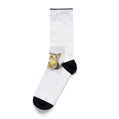 猫とねこ Socks