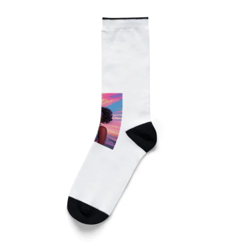 Sunset Girl Socks