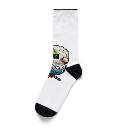 ドット絵のインコ２ Socks