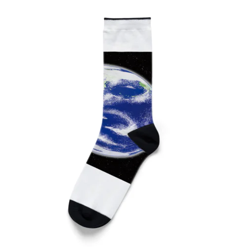 地球と星たち Socks