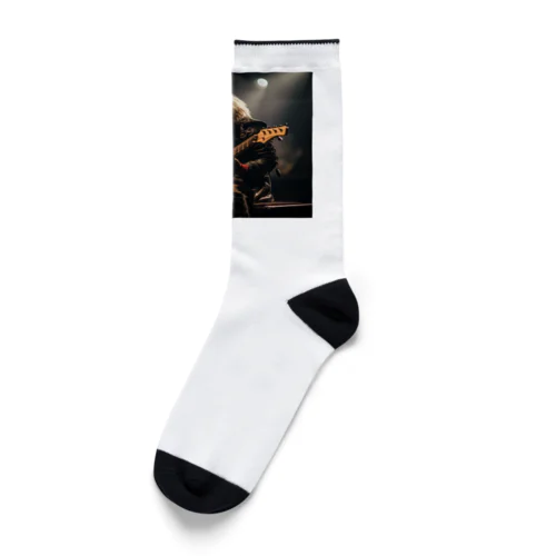 RockなCat 猫ギターバージョン2 Socks