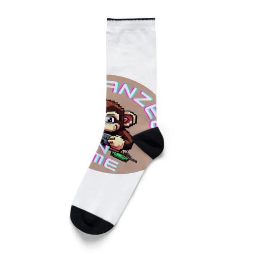 ドット絵のゲーム中のチンパンジー Socks