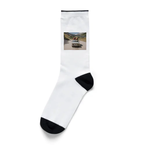 Adventure is worthwhile.冒険は価値あるものだ！ Socks