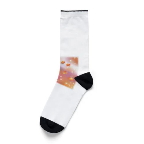 秋の紅葉 Socks