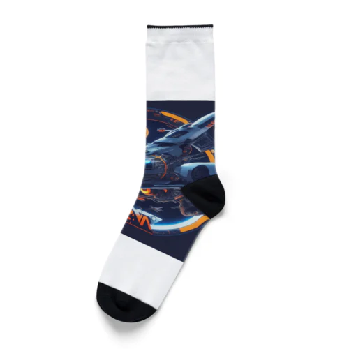 未来の乗り物　02 Socks