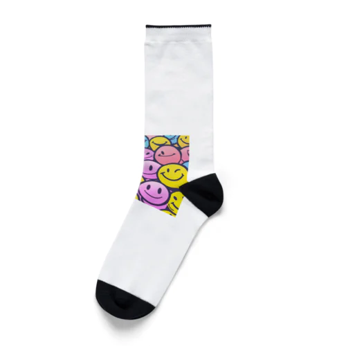 スマイルマークがいっぱい⑦ Socks