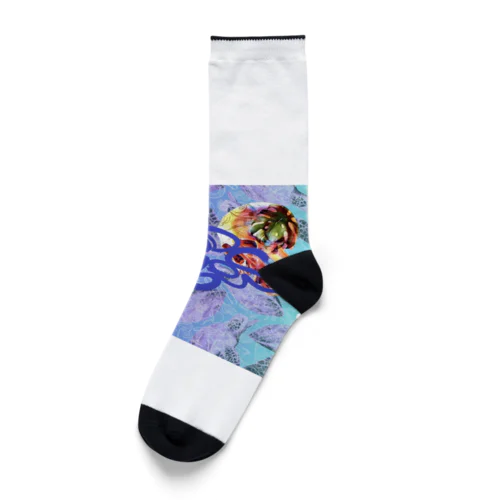 GoodViBoS×ガイコツ Socks