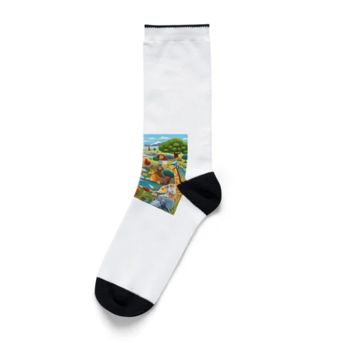 自然の動物園 Socks