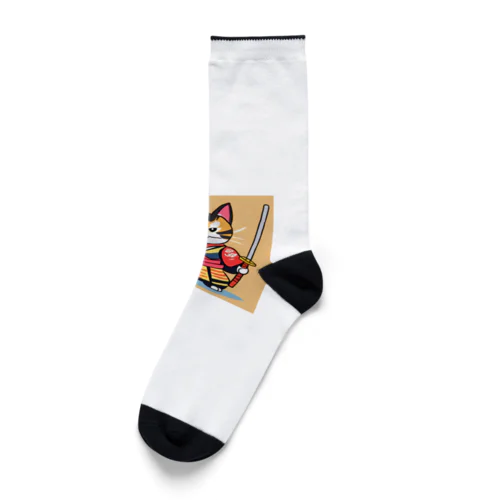 戦国武将猫 Socks