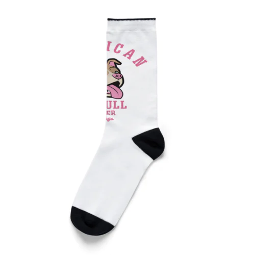 Love❤️Dogs（アメリカンピットブルテリア・赤鼻） Socks