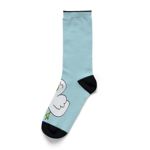 ｸﾞｴｰソックス 水色 Socks