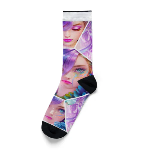 universal mermaid Sally Socks