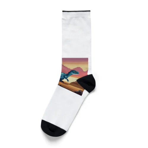 恐竜㊺　マジュンガサウルス Socks