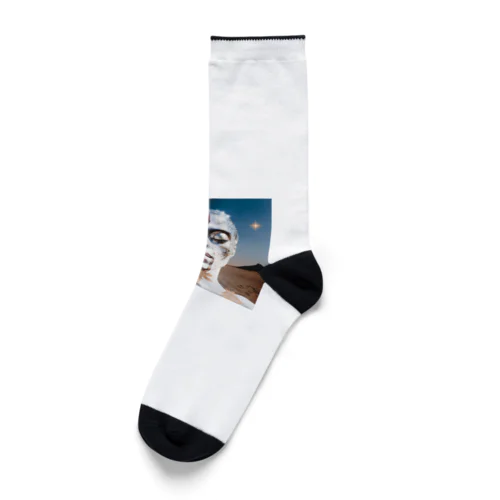 砂漠の砂時計守: Desert Sandglass Guardian Socks