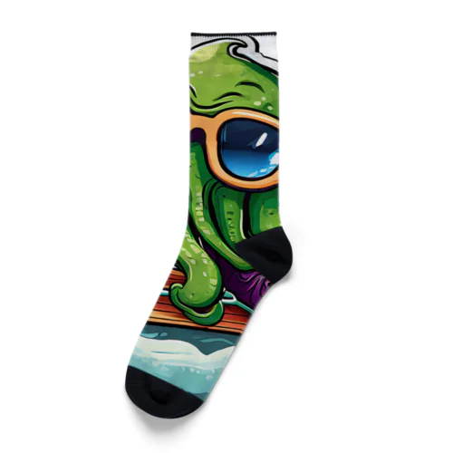 CTHULHU DEMON(冬001_スノボー) Socks