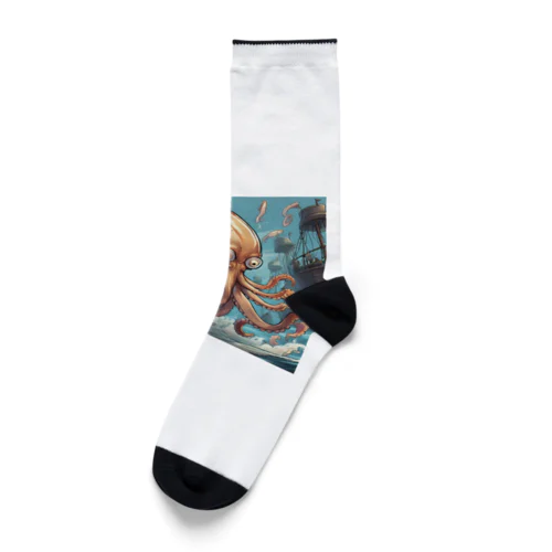 タコの大パニック Socks