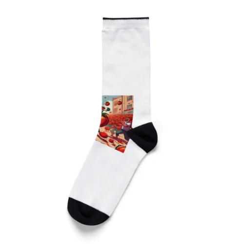 トマトたちの殴り合い Socks