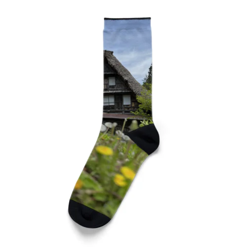 白川郷・五箇山の合掌造り集落 Socks