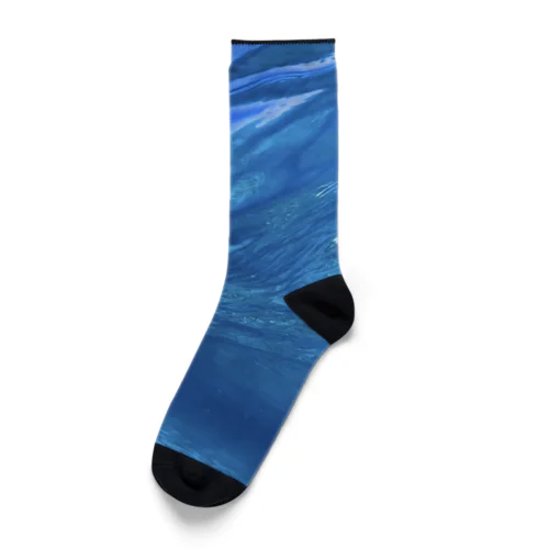 Blue ocean Socks