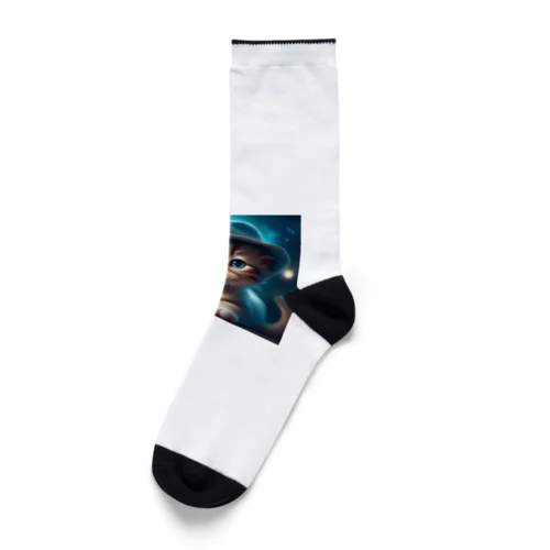 白猫キリスト君 Socks