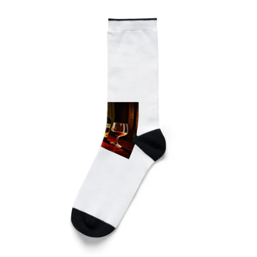 ワインで一杯 Socks