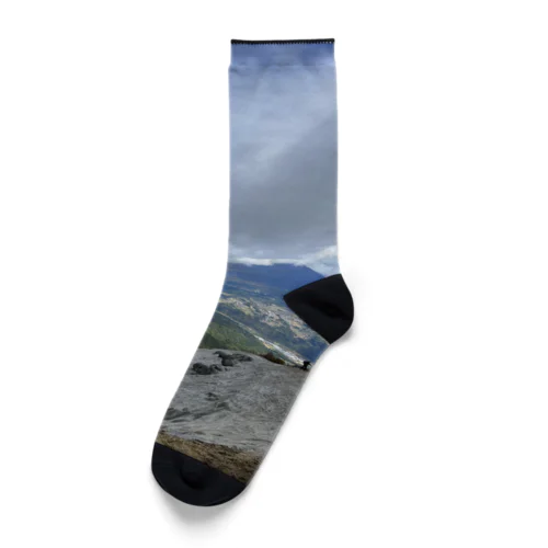 晩秋の山頂 Socks