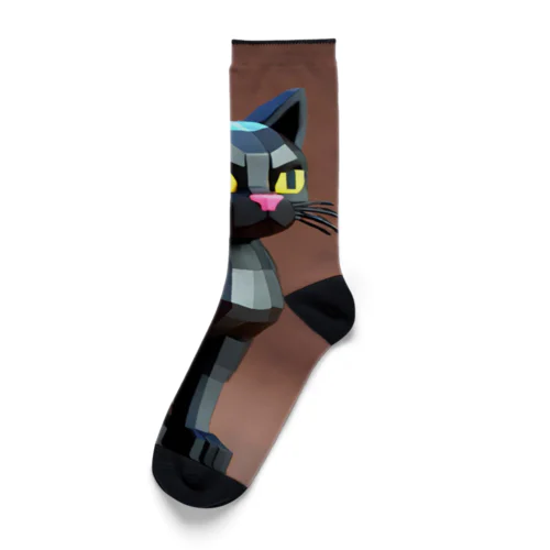 アイアン3Dクロネコ Socks