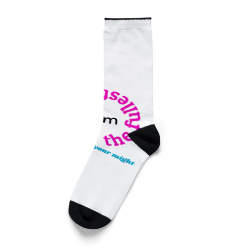 t&m enjoy life to the fullest Socks