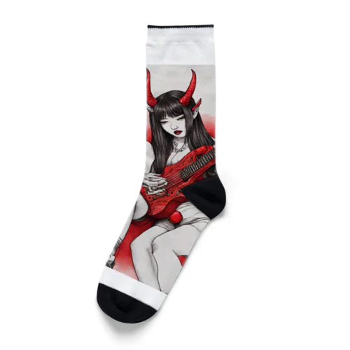 赤デビル女ダ・ゾーン Socks