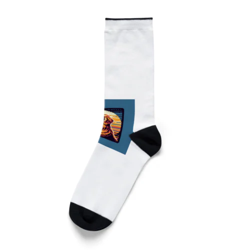 大型犬のドット絵 Socks