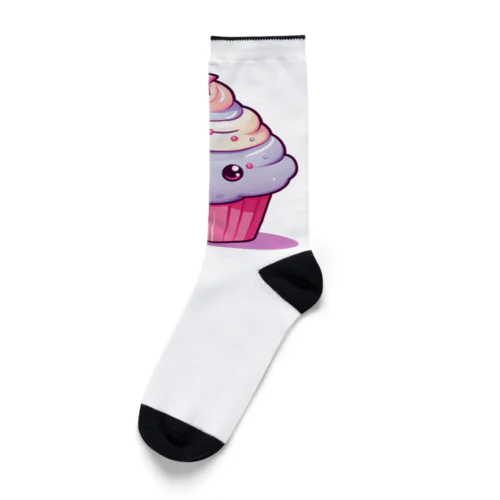 可愛いカップケーキ Socks