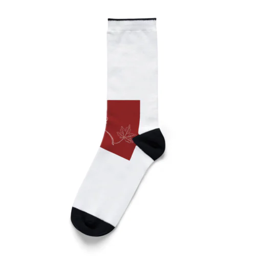 秋限定❗️もみじ柄グッズ登場！ Socks