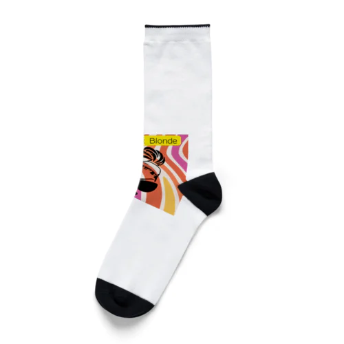 Psychedelic Blonde Socks