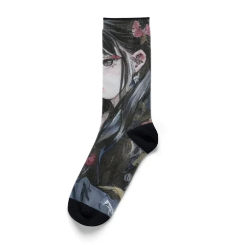 美しいゴシック様式の女性 Socks