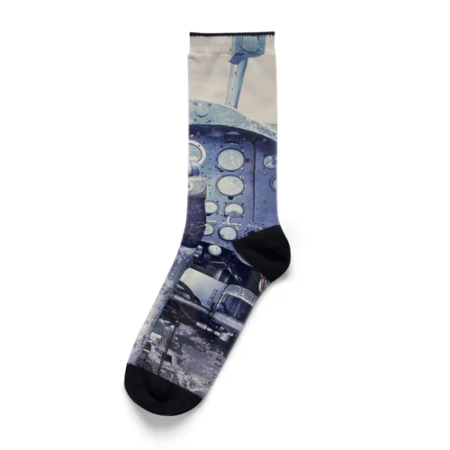 零戦のコックピット Socks