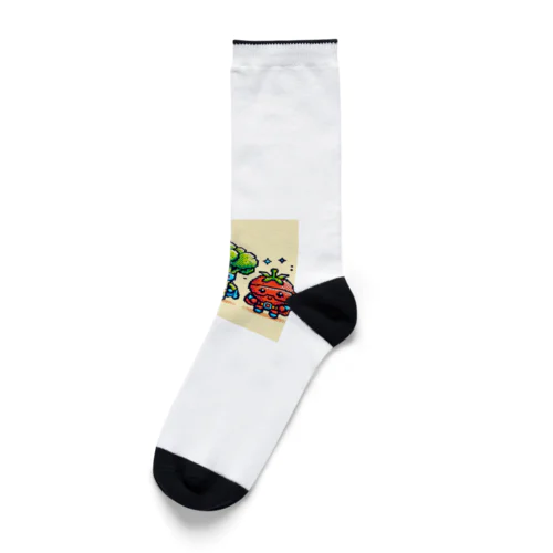 ドットヒーローになる野菜達A Socks