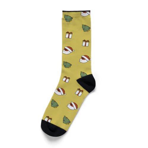 わたしのサンタ靴下 イエロー Socks