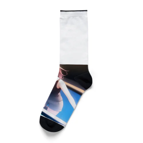 トリックビリヤード　桃奈 Socks