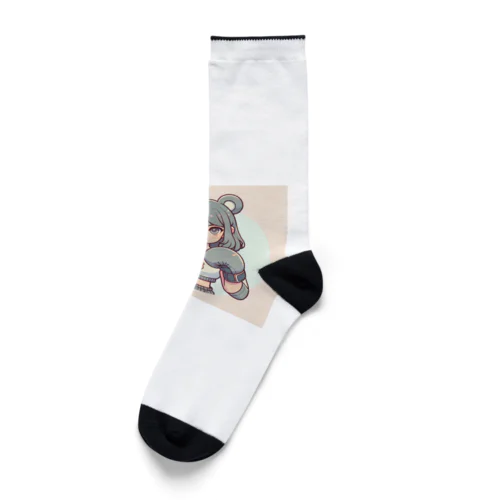 戦うクマ子 Socks