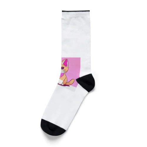 リボン猫ちゃん Socks