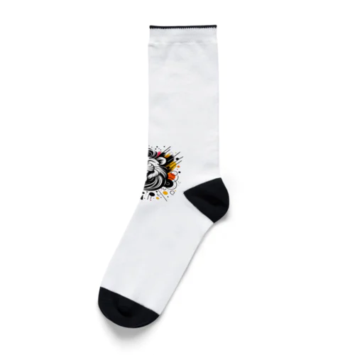 #laughing animal art Socks