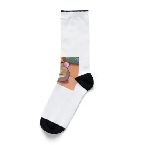 ちょーかわいいハムスターイラストグッズ Socks