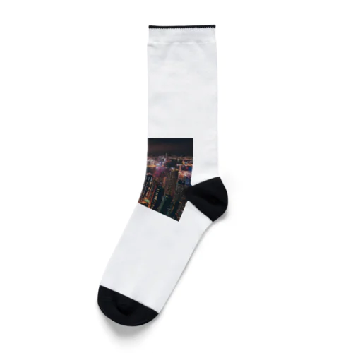 香港の夜景グッズ Socks