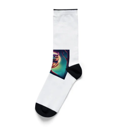 幸運 ふくろう  グッズ Socks