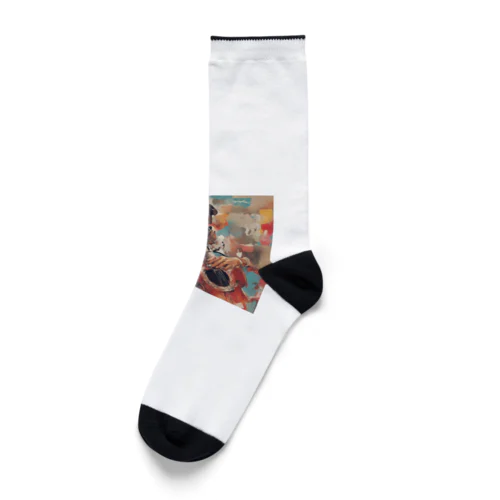 Mevio ロックウーメン Socks