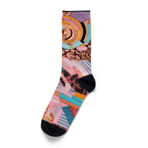 Random patchwork 01 Socks