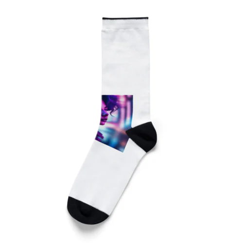 AIガールグラフィックス Socks