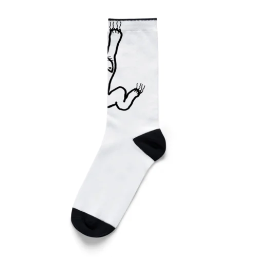 ギリギリねこ Socks