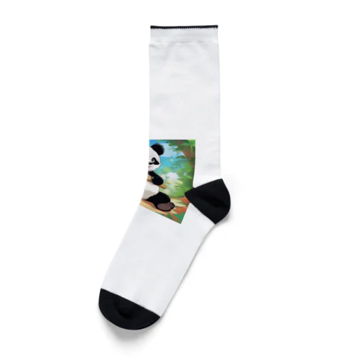 腹巻パンダ Socks